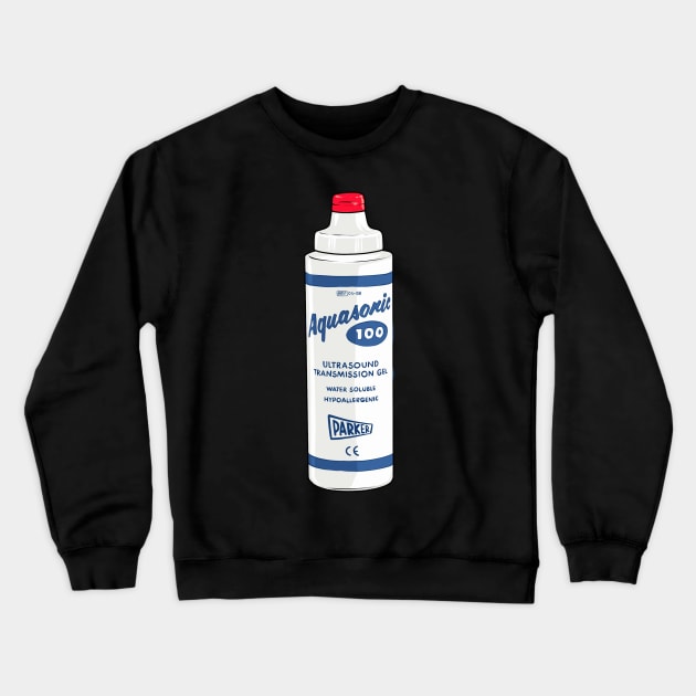 Ultrasound Gel Drawing Crewneck Sweatshirt by daddymactinus